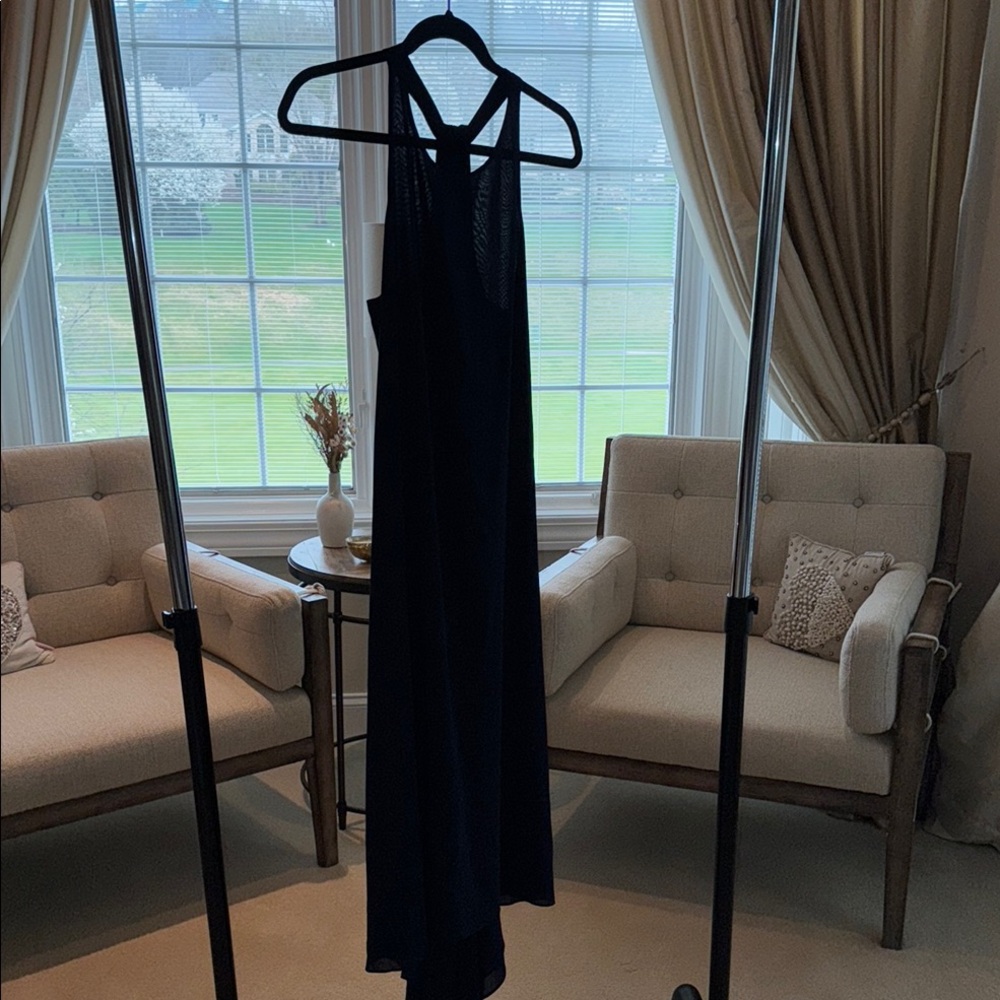 Blue Halter Dress
